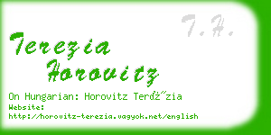 terezia horovitz business card